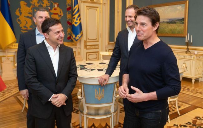 Зеленский "подколол" Тома Круза: в сеть попало видео