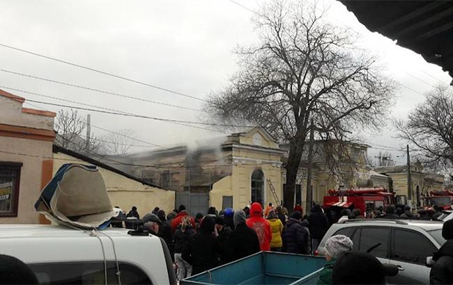 В Одессе горел зоопарк