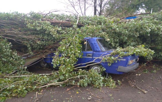 Поврежденные дома и отсутствие газа: последствия урагана в Херсонской области