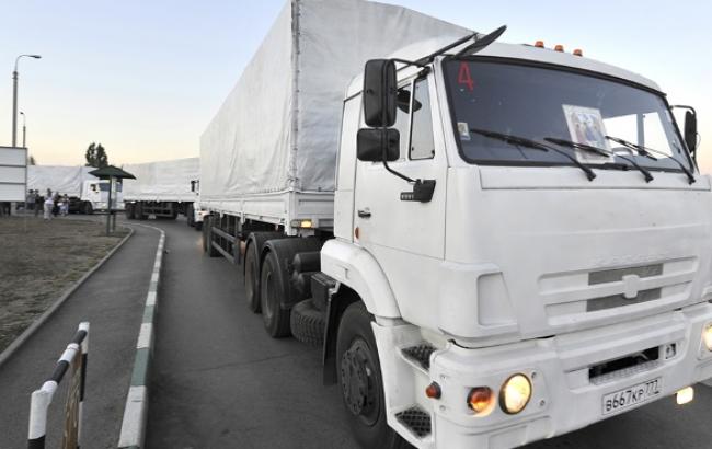 Тільки 5% російських гумконвоїв везли на Донбас продовольчу допомогу, - МВС