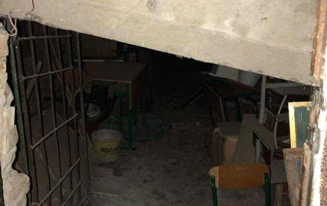 В Броварах в школе обвалились бетонные плиты