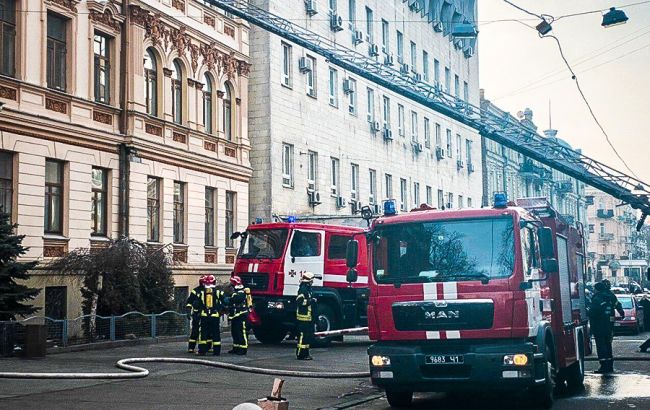 Названа предварительная причина пожара в Минкульте