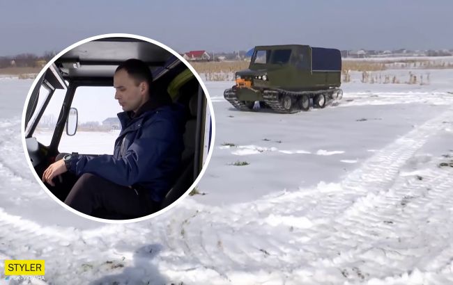 Украинский изобретатель из Черкасс создал настоящий вездеход: проедет везде (видео)