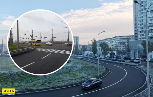 В Киеве открыли развязку, которую ремонтировали почти 12 лет
