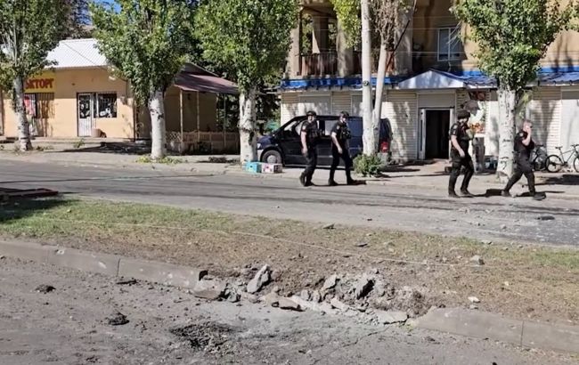 Поліція показала відео перших хвилин після вчорашнього обстрілу Костянтинівки