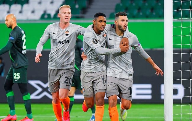 "Шахтер" одержал выездную победу над "Вольфсбургом" в Лиге Европы