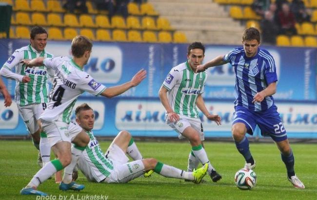 "Динамо" выиграло во Львове, а "Ворскла" переиграла "Черноморец"