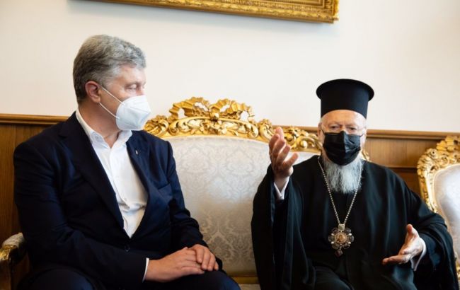 Порошенко зустрівся із патріархом Варфоломієм