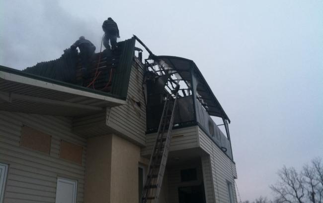 У Харківській області сталася пожежа в дитячій спортивній школі