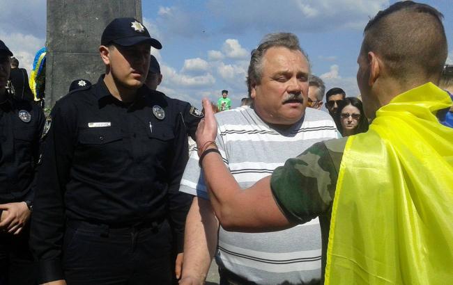 В Киеве в парке Вечной славы снова произошли стычки