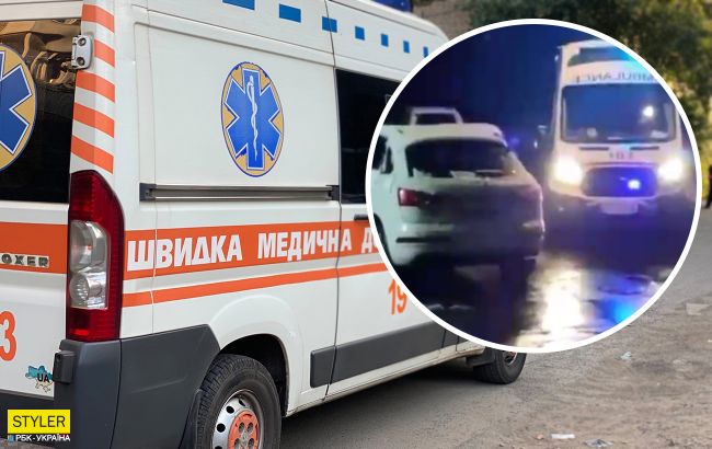 В Киеве автохамы заблокировали выезд "скорой" с больным: возмутительное видео