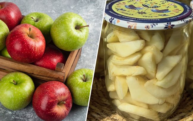 Яблука у власному соку: простий рецепт на зиму з трьох інгредієнтів