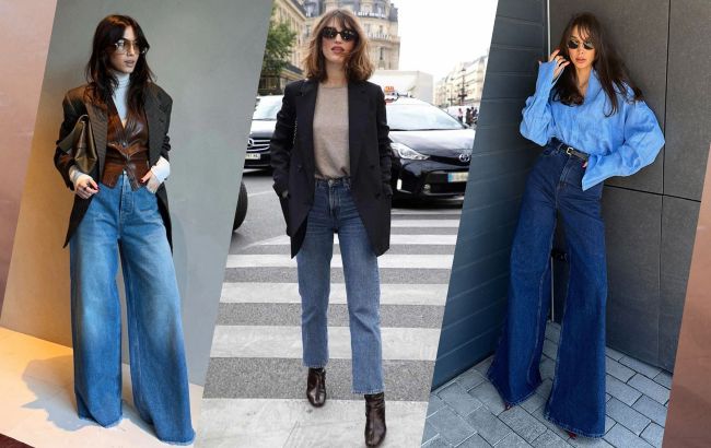 Кльош і зістарений денім: які джинси будуть у моді восени та взимку 2025
