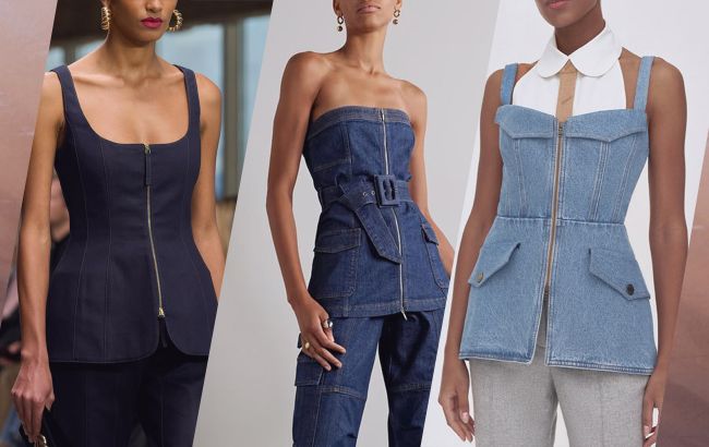 Как носить джинсовый корсет этой весной: образы Кристины Горняк и Инны Белень, которые стоит повторить