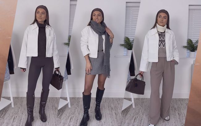 Блогерка показала, як створити стильні багатошарові образи на зиму (відео)