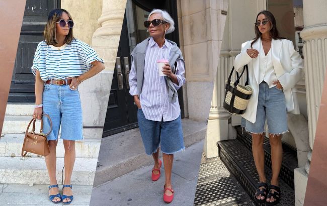 Довгі шорти - порятунок у спеку: з чим їх носити влітку 2025