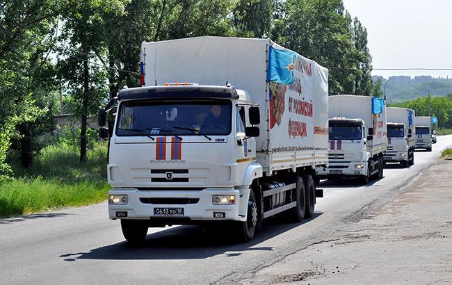 На Донбассе обнаружили "гумконвой" РФ с военными машинами