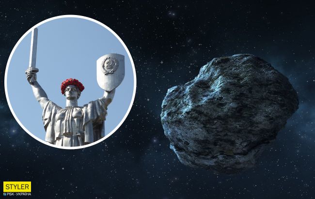 К Земле мчится астероид в 5 раз больше, чем киевская Родина-мать
