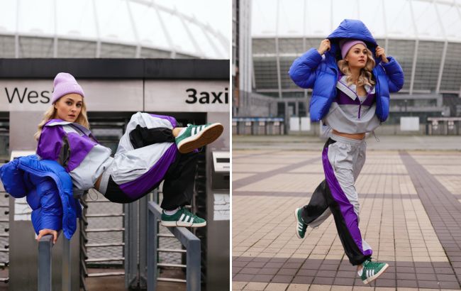 Спорт-шик для зими 2026: образ Анастасії Цимбалару з пуховиком і кросівками