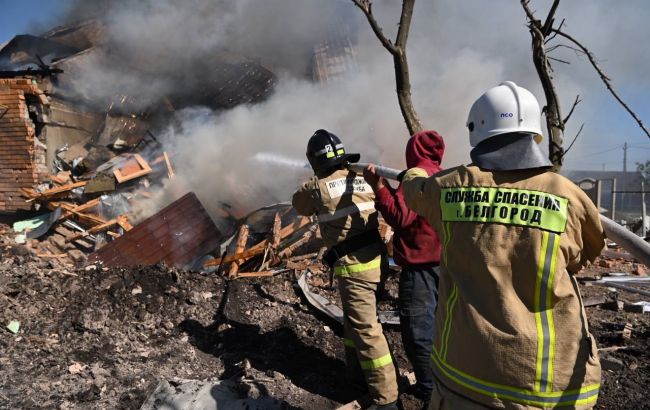 Знову бомблять самі себе? У Бєлгороді стався вибух під час ударів по Харкову