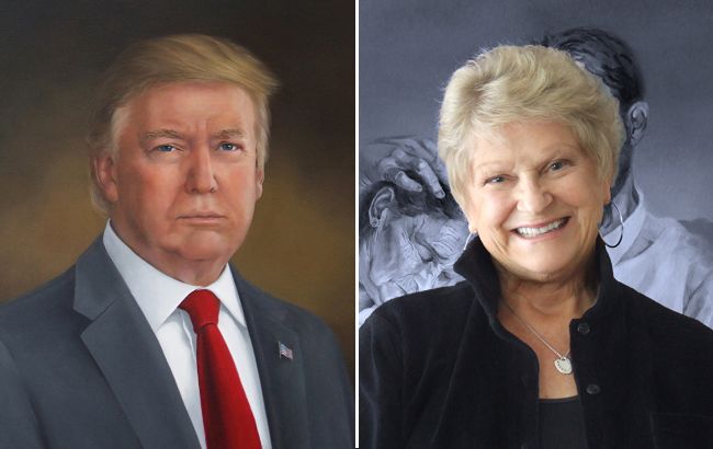 Авторка скандального портрета Трампа поскаржилася на проблеми після його критики: що сталося