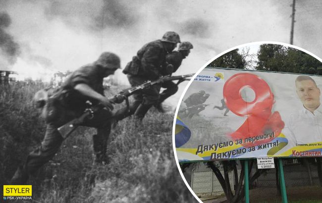 Соратник Медведчука поздравил всех с 9 мая плакатом с гитлеровскими солдатами (фото)