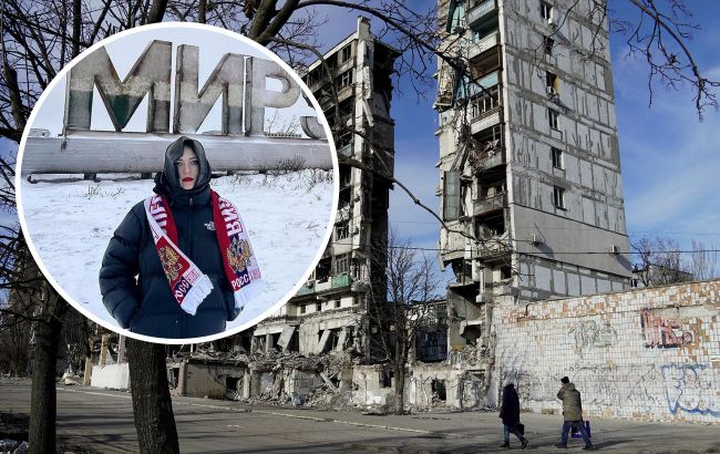 Пробили чергове дно: відома російська блогерка робить фото у знищеному Маріуполі