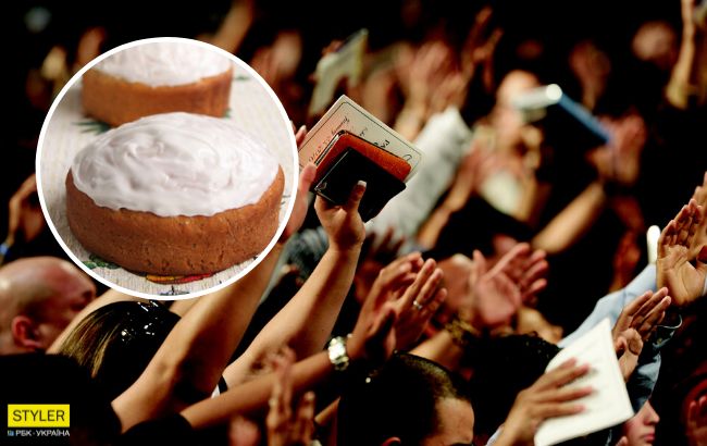 В церковь УПЦ МП пустили сотни людей без масок: целовали руку митрополита (фото)