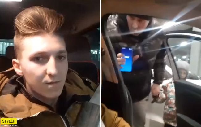 Деньги верни, козел: водитель такси отказался везти ребенка без автокресла (видео)