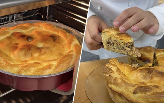 Цей м'ясний пиріг буде їсти уся сім'я: приготуєте не один раз