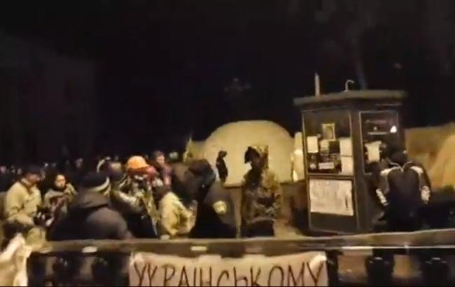 Задержание Саакашвили: полиция не проводит никаких действий в лагере под Радой