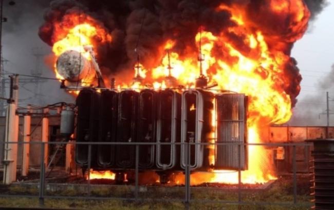 На электроподстанции в Симферополе прогремел взрыв