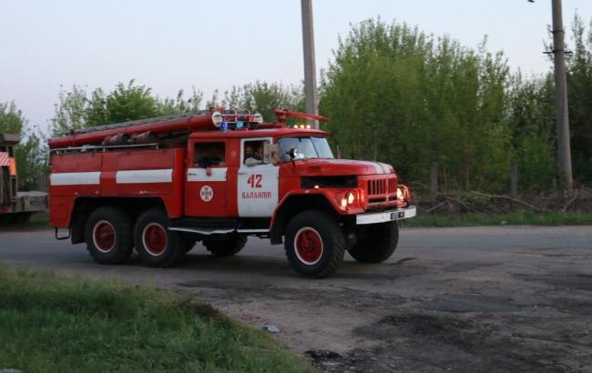 Пожар в Балаклее: ограничение движения транспорта вокруг города снято