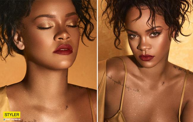 Рианна в образе невесты позировала в нижнем белье