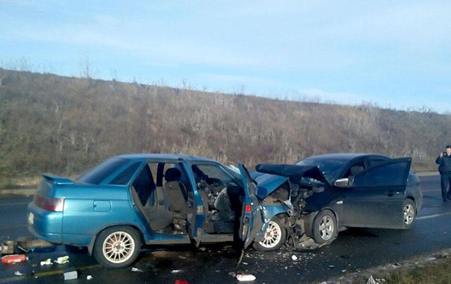 В Полтавской обл. столкнулись автомобили, один человек погиб