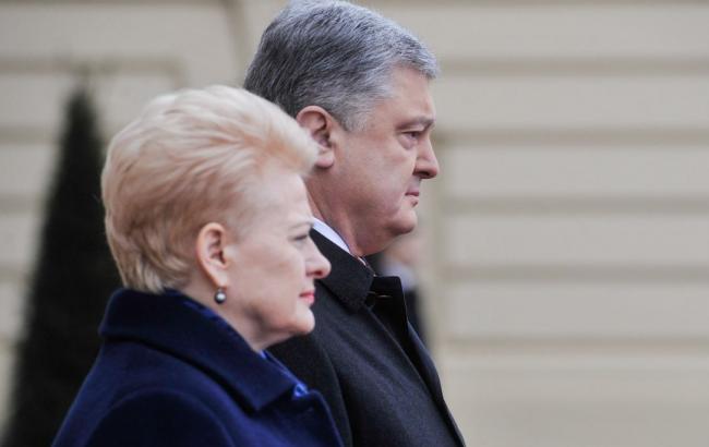 Литва планує розширити участь у реалізації інфраструктурних проектів в Авдіївці, - Порошенко