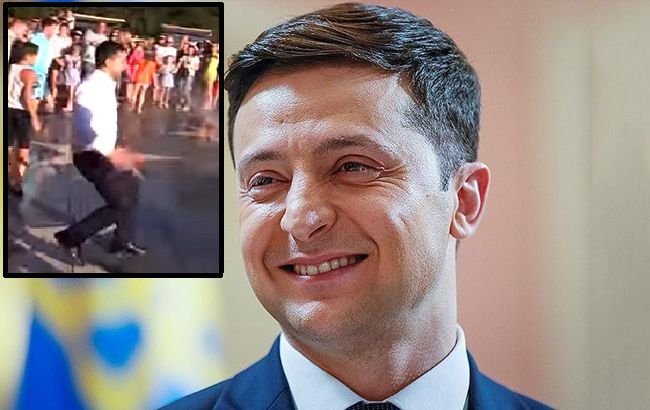 Зеленский публично бросился в фонтан: видео "порвало" сеть