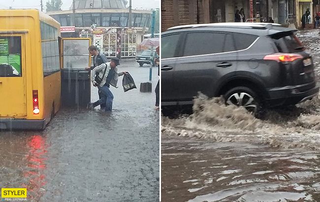 Улицы превратились в реки: еще один украинский город ушел под воду. Видео
