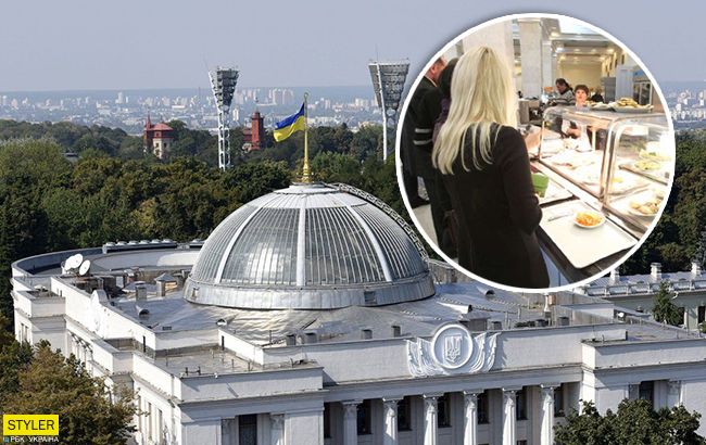 Скільки коштує поїсти в їдальні Верховної Ради: фото меню