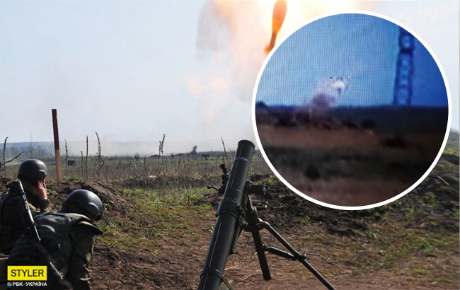 Одним ударом: в сети показали видео ликвидации вражеской точки на Донбассе