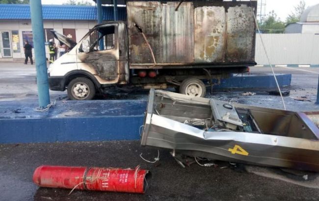 В Запорожье произошел взрыв на АЗС, есть пострадавший