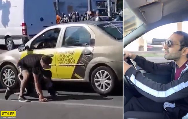 Я тебя сейчас сломаю: потасовка таксиста с пассажиром в Киеве рассорила сеть