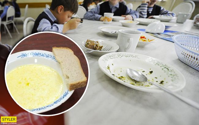 Детям мясо не положено: в сети показали меню детсада в Донецке