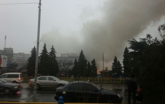 Пожар в Ужгороде: фото, видео