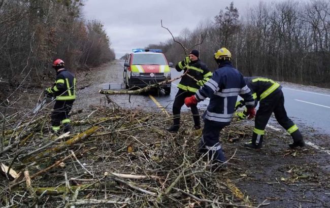 В Херсоне в результате непогоды на женщину упал карниз, пострадавшая в коме