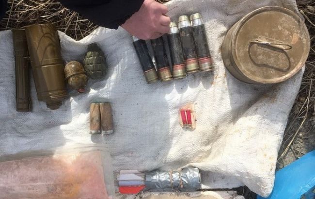 СБУ выявила схрон с боеприпасами в Луганской области
