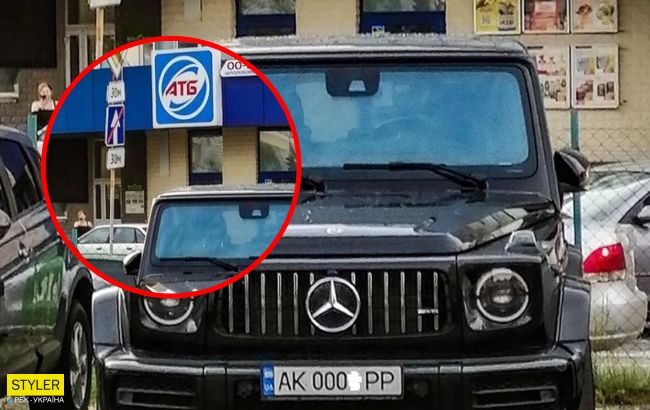 У Києві помітили дорогуще авто на кримських номерах: красиво і патріотично (фото)