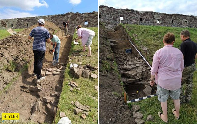 Под Тернополем в старинном замке археологи сделали открытие (фото)
