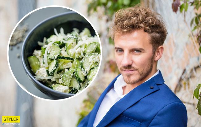 Клопотенко представил простой салат с огурцами: магия за 2 минуты!