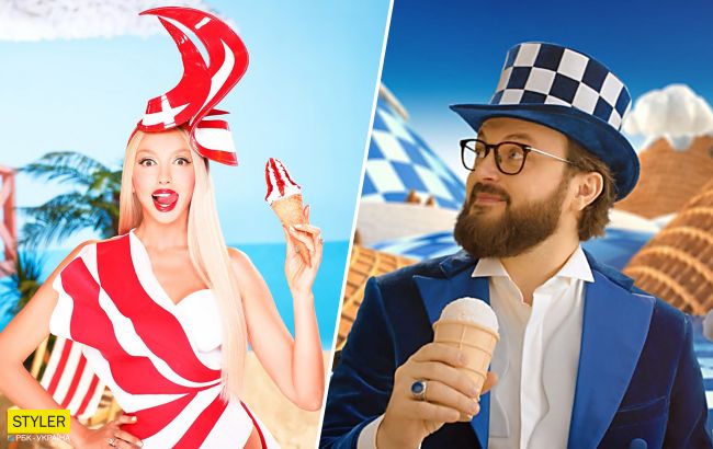 Стало известно, сколько Полякова и Dzidzio зарабатывают на рекламе мороженного